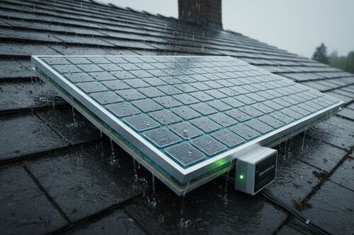 Eletricidade líquida: Sistema que transforma gotas de chuva em energia residencial