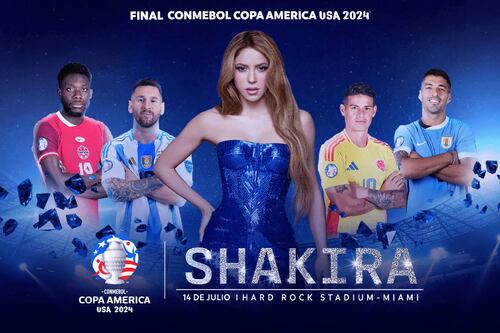 Shakira vai emocionar o público na Copa América com seu show na grande final