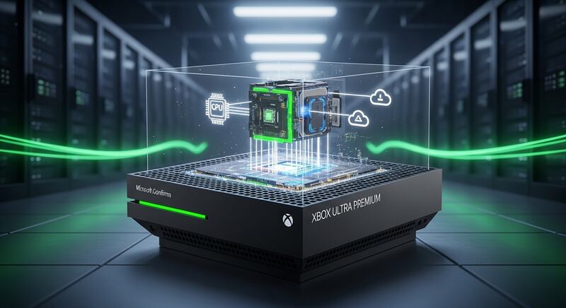 Así se vería una Xbox muy Premium según nuestra IA. / Whisk-FW