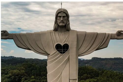 Quanto mede o Cristo de Encantado, que será maior do que o do Redentor?