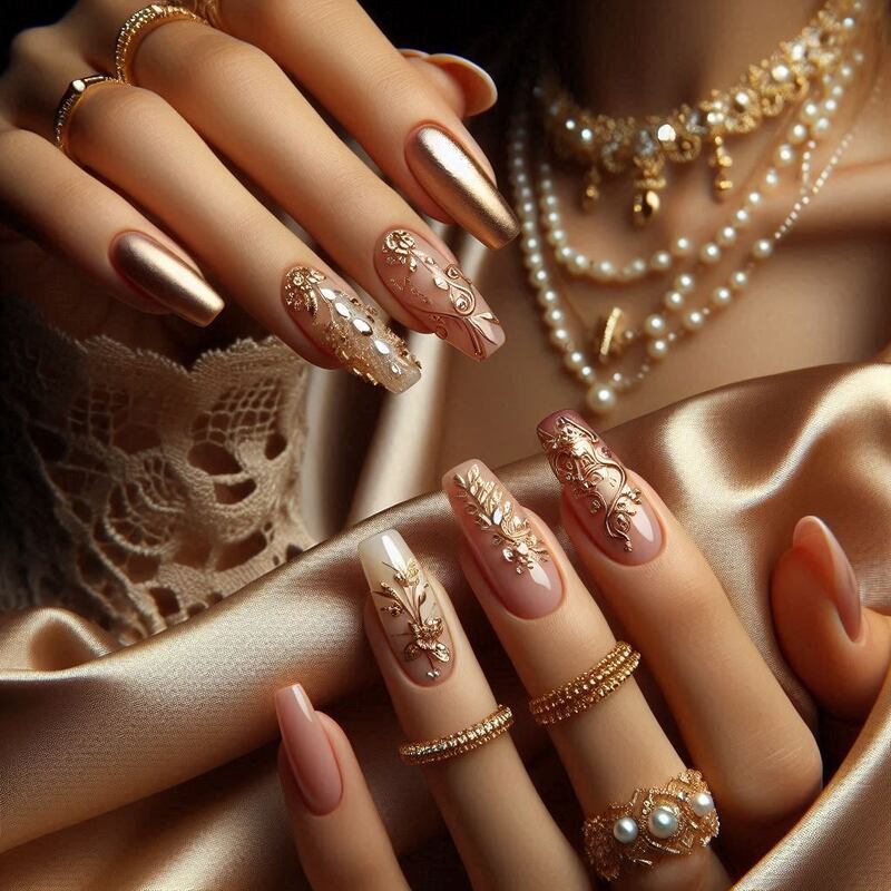 Uñas ‘Cumbres Borrascosas’: la manicura que causa sensación por su elegancia y belleza