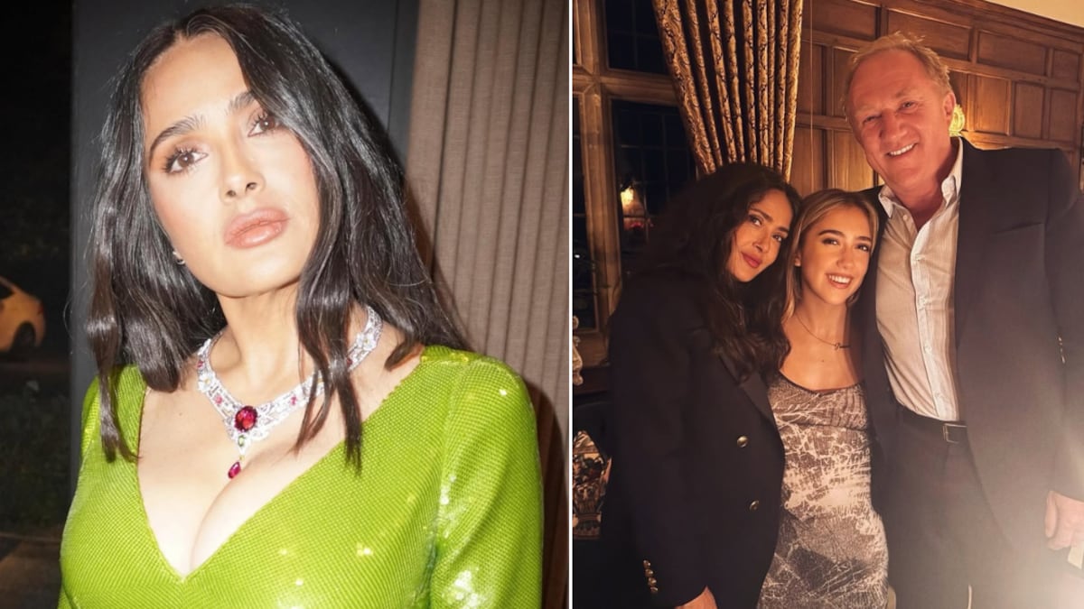 “Despeinada y en pijama”: hija de Salma Hayek reaparece con su look “más puro” y divide al internet