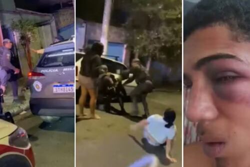 VÍDEO: Jovem negro fica com rosto desfigurado ao ser espancado por PMs na porta de casa em SP