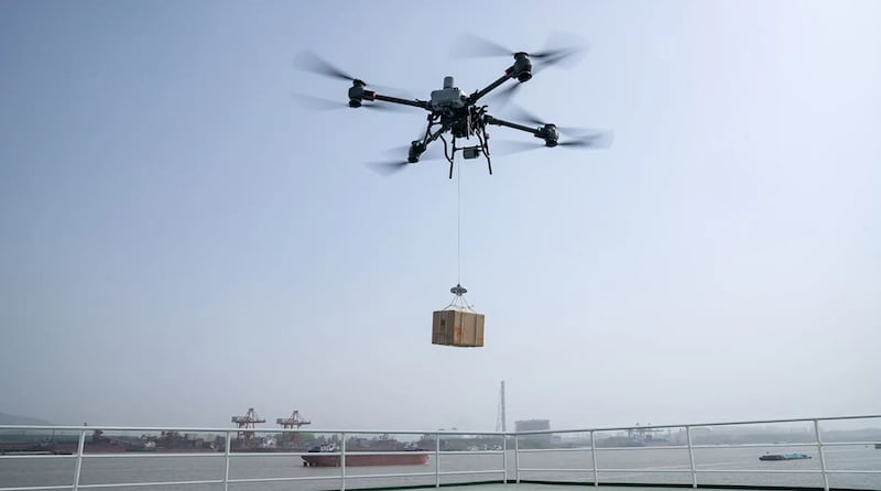 Dron de reparto DJI FlyCart 30 (FC30) .| Foto: Referencial