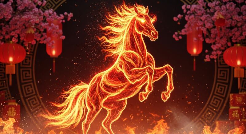 Caballo de Fuego en Google - Año nuevo Chino FW/Whisk
