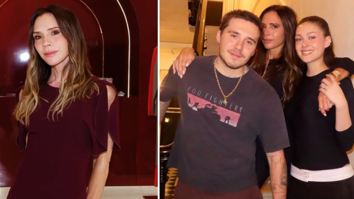 Victoria Beckham, Brooklyn y Nicola Peltz