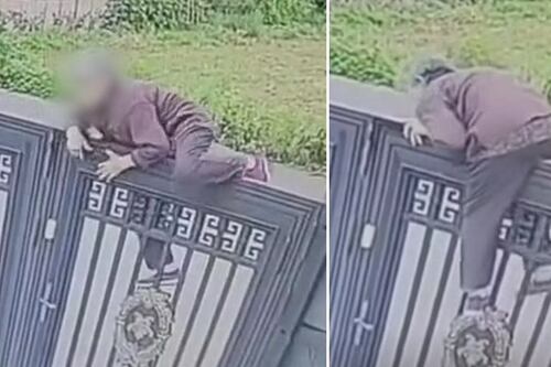 VÍDEO: Idosa de 92 anos foge de um asilo escalando uma cerca de mais de 2 metros