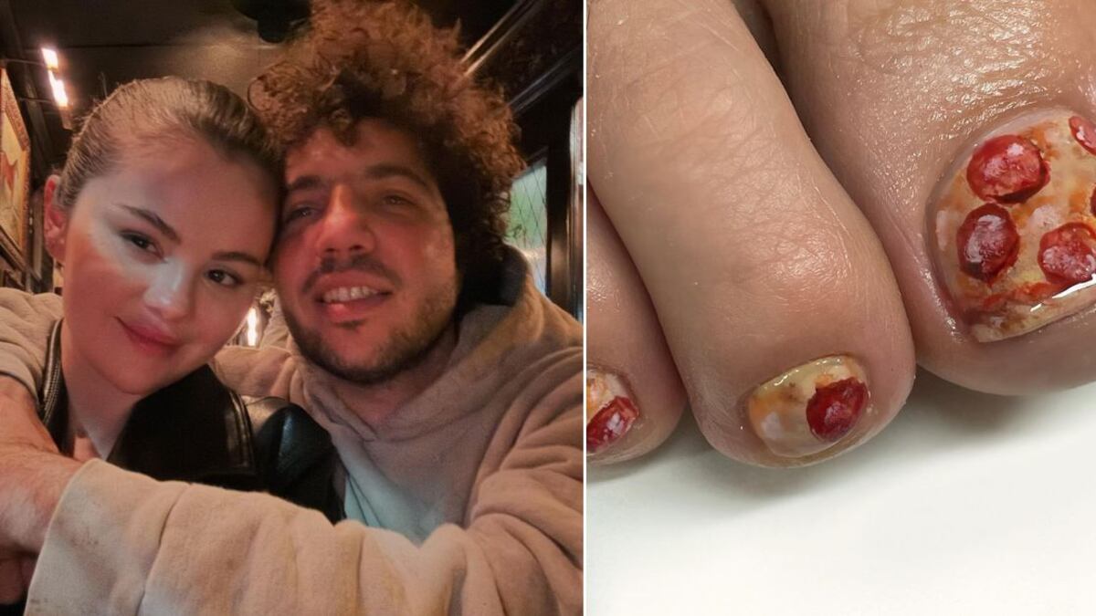 Benny Blanco es amante de las pedicuras llamativas y extravagantes