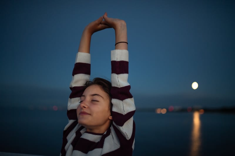 Luna, Venus y Júpiter brillan juntos