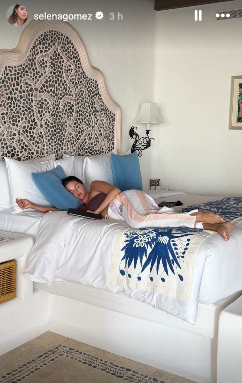 Selena Gomez da un vistazo de sus vacaciones en México