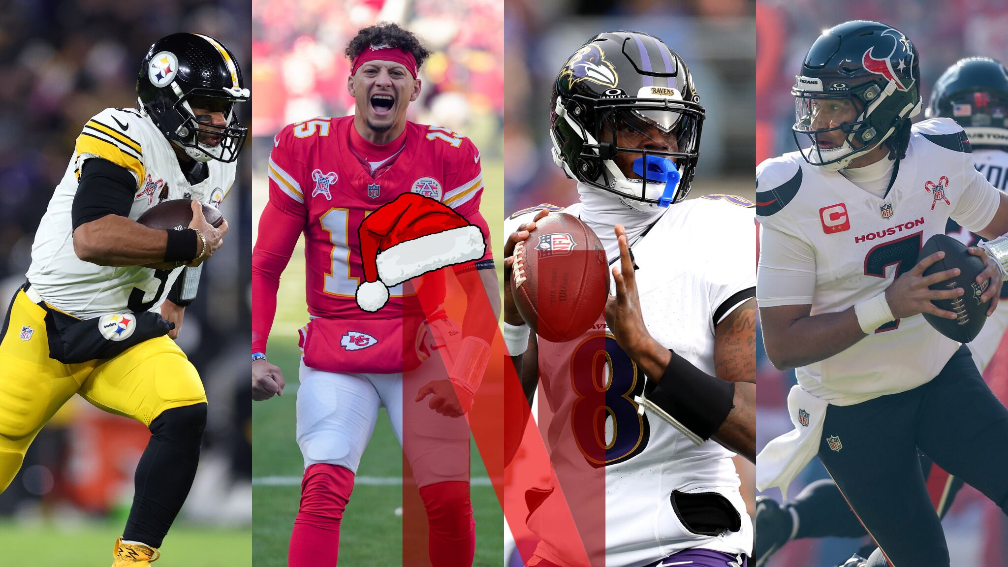 Steelers vs. Chiefs y Texans vs. Ravens, por Netflix