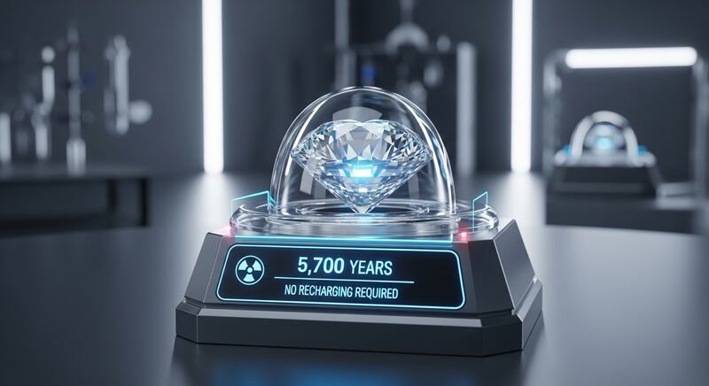 Batería nuclear de diamante. Imagen conceptual FW/Whisk
