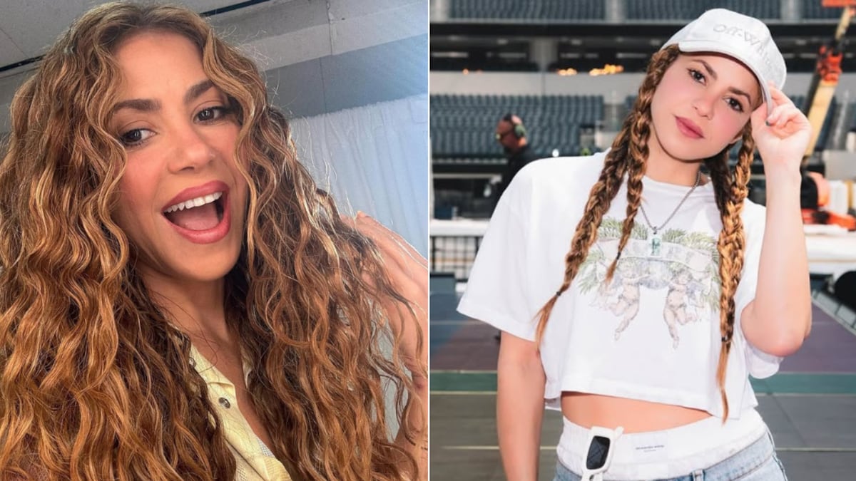 Shakira sufre aparatosa caída durante concierto y su reacción se viraliza