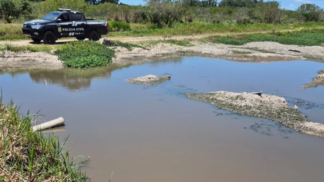 suspeito de matar o filho